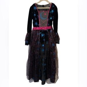 Seasons Girls Light-Up Deluxe Moonlight Witch Costume M (8–10)